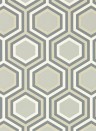 Hexagon Tapete Selo von Harlequin - Slate/ Platinum