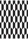 Cole & Son Tissu Tile Jacquard - Black/ White