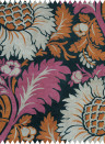 Coordonné Tessuto Chinese Damask - Coral