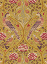 Vogel Tapete Seasons by May von Morris & Co. - Saffron