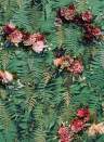 Rebel Walls Carta da parati panoramica Unfading Flowers - Verdant
