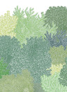 Rebel Walls Papier peint panoramique Hideaway - Verdant