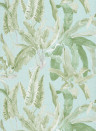 Tapete Benmore von Nina Campbell - Green/ Aqua