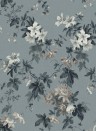 Blumen Wandbild Sandra von Sandberg - Misty Blue
