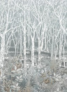 Osborne & Little Wallpaper Sylvania Silver