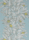 Osborne & Little Wallpaper Medlar Sky/ Chartreuse