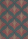 Osborne & Little Wallpaper Sotherton Aubergine/ Teal
