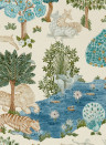 Sanderson Tapete Pamir Garden - Cream/ Nettle