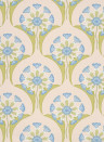 Little Greene Wallpaper Hencroft Blue Primula