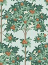 Tapete Orange Blossom v. Cole & Son - Orange/ Mint/ Seafoam