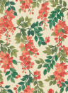 Tapete Bougainvillea von Cole & Son - Rouge on Cream