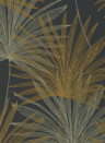 Harlequin Wallpaper Mitende Jet/ Gold