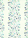 Scion Wallpaper Melinki Berry Tree Peacock Powder/ Blue Lime