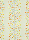 Scion Wallpaper Melinki Berry Tree Tangerine/ Powder Blue