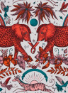 Clarke & Clarke Wallpaper Zambezi - Flame
