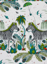 Clarke & Clarke Wallpaper Lost World - Green