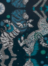 Clarke & Clarke Wallpaper Caspian - Navy