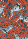 Clarke & Clarke Wallpaper Protea - Coral