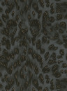 Clarke & Clarke Wallpaper Felis - Charcoal/ Rose Gold