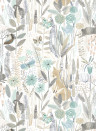 Harlequin Wallpaper Hide and Seek Linen/ Duck Egg/ Stone