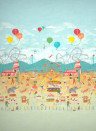 Harlequin Wandbild Life is a Circus - Carousel