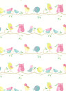 Harlequin Wallpaper What A Hoot Pink Aqua Apple