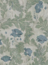 Sandberg Mural Poppy Garden Green