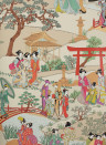 Manuel Canovas Wallpaper Geishas Fuchsia