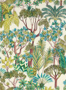 Manuel Canovas Wallpaper Morny Turquoise