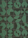 Osborne & Little Wallpaper Kutani Vinyl Indigo/ Ivory