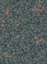 Sandberg Wallpaper Linnea Midnight & Blue