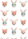 studio ditte Wallpaper Forest Animals Forest Animals