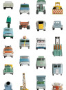 studio ditte Wallpaper Work Vehicles Work Vehicles
