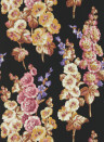 Sanderson Wallpaper Hollyhocks Copper/ Rhodera