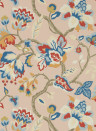 Sanderson Wallpaper Amanpuri Salmon/ Dove Blue