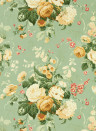 Sanderson Wallpaper Stapleton Park - Sage/ Honey
