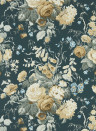 Sanderson Wallpaper Stapleton Park - Ink/ Broncho