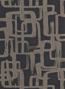 Harlequin Wallpaper Asuka - Gold/ Onyx