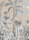 Harlequin Papier peint panoramique Floreana - Gilt/ Black Earth/ Tranquility