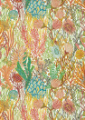 Harlequin Wallpaper Acropora - Brazilian Rosewood/ Nectar/ Tree Canopy