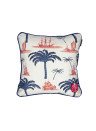 Mindthegap Aegean Cushion - Blue/ Red/ White - 50x50cm