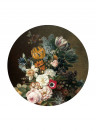 KEK Amsterdam Wandbild Golden Age Flowers 11 Circle - M - 1.9m