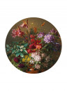 KEK Amsterdam Mural Golden Age Flowers 7 Circle - M - 1.9m