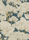 Josephine Munsey Tapete Stockend Woods - Navy and Ochre