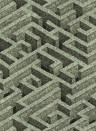 Josephine Munsey Wallpaper Labyrinth - Eucalyptus