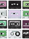 Rebel Walls Tapete Casette Tape - Purple Rain
