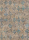 Rebel Walls Tapete Small Painted Diamonds - Turquoise