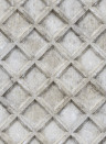 Rebel Walls Tapete Small Concrete Trellis - Harsh Grey