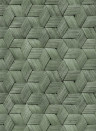 Rebel Walls Wallpaper Small Birch Bark Braids - Forest Green
