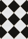 Rebel Walls Papier peint Checkered Tiles - Black/ White